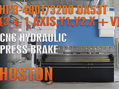 Хорошая производительность Hoston Hydraulic Press Brake HPB-400T/3200 с контроллером DA53T