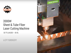 2000 Вт лазерная режущая машина с обменной столовой и трубной лазерной режущей машиной